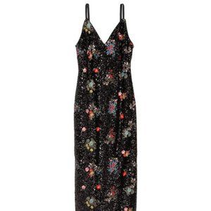 Erdem + H&M embroidered dress